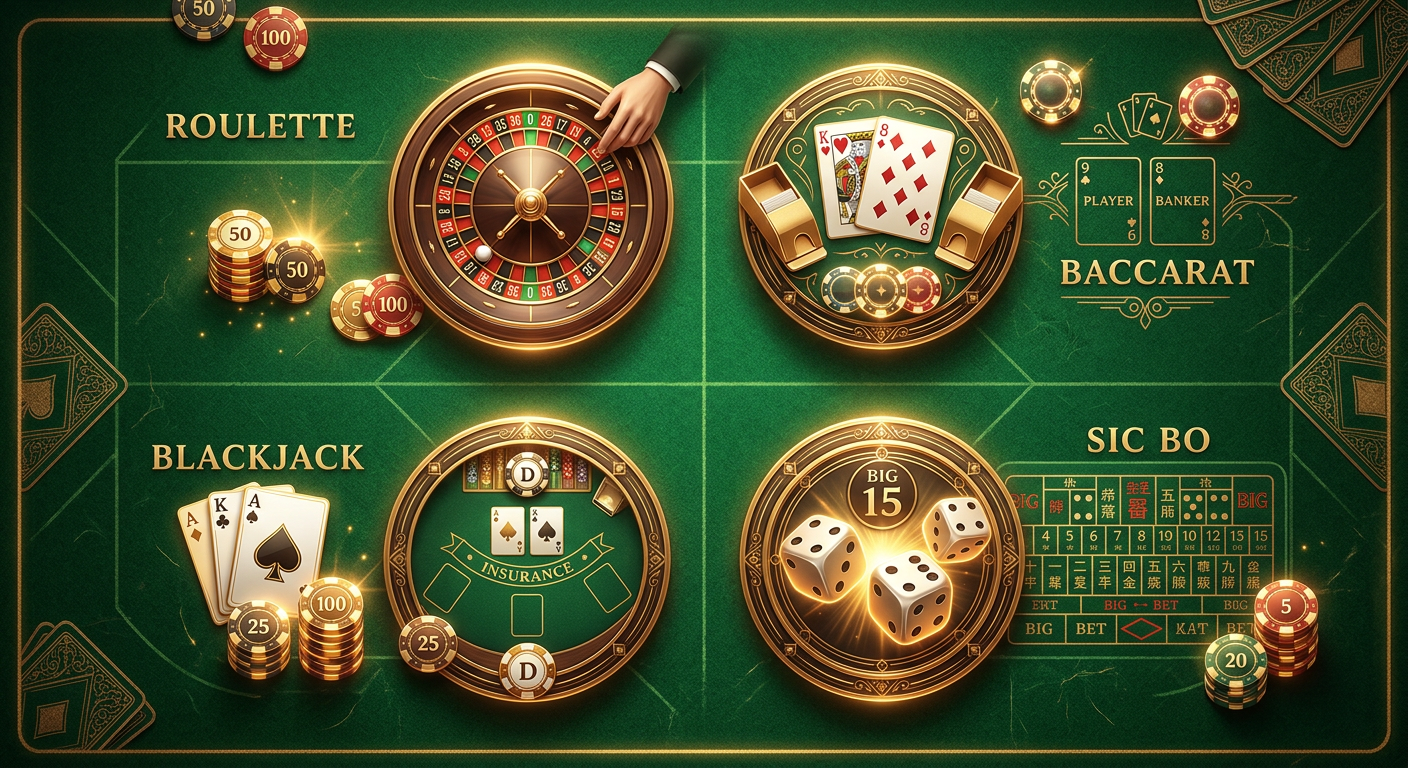 Jenis Permainan Live Casino yang Populer